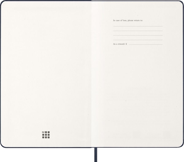 Agenda 2027 Moleskine 12M Planner Weekly 7dagen/1pagina large hc sapphire blue