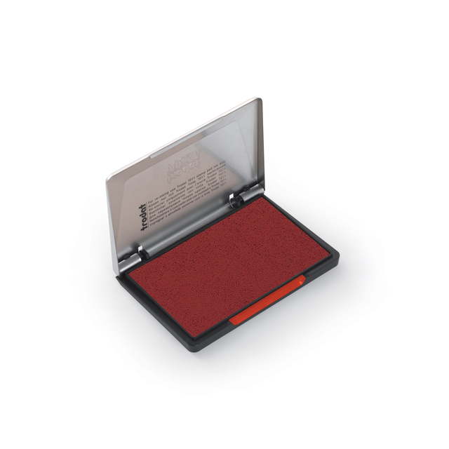 Inktkussen Trodat metaal 9052M 110x70mm rood