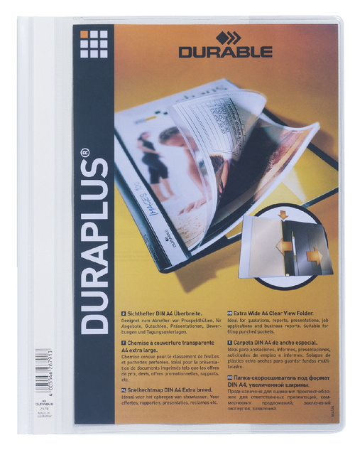 Durable Duraplus Qtn Fldr WhtPk25 257902