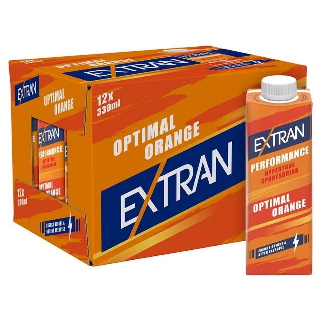 Sportdrank Extran performance orange pak 330ml