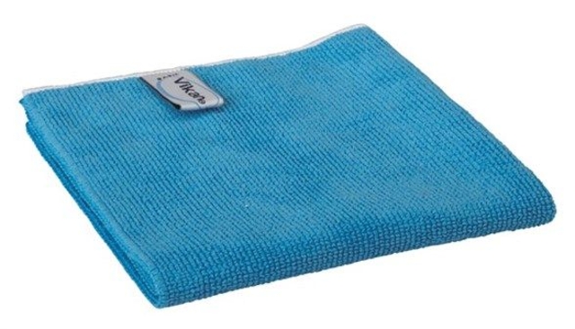 Microvezeldoek Vikan 40x40cm basic blauw 5 stuks