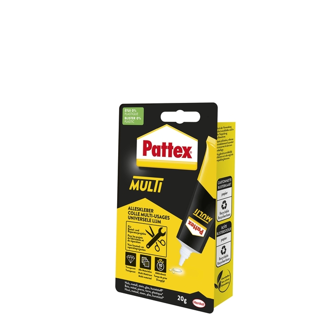 All-purpose glue Pattex Multi tube 20 grams on blister
