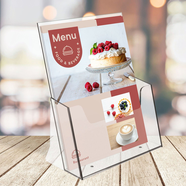 Brochure holder OPUS 2 A5