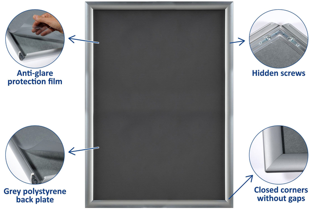 Snap Frame OPUS 2 B2 50x70cm 25mm