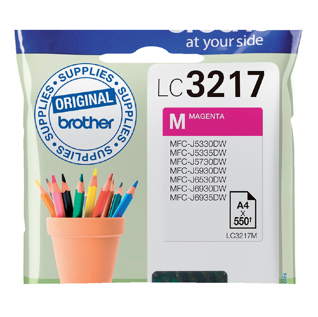 Brother Magenta Inkjet Cartridge LC3217M