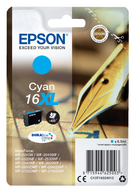 EPSON 16XL ink cartridge cyan