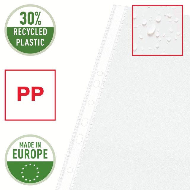 Showtas Esselte PP A3 recht 50 stuks