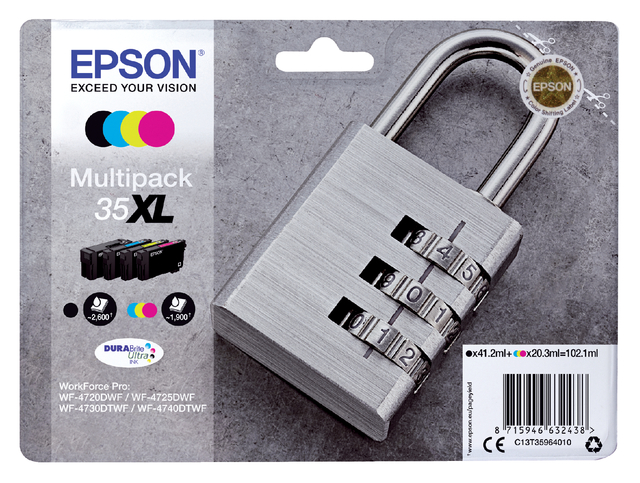 EPSON 35XL Ink Multipack CMYK