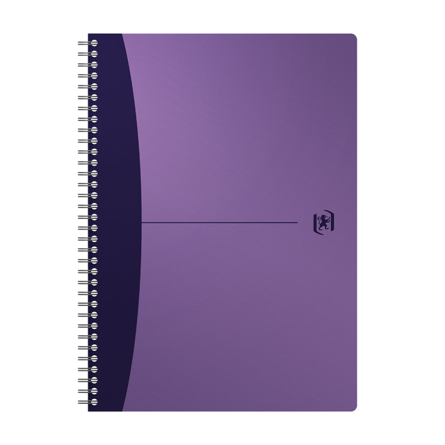 OXFORD Office Urban Mix A4 Polypropylene Twin-wire Notebook  5mm Squares 180 Pages Assorted Colours SCRIBZEE® Compatibl