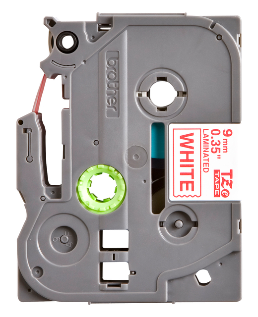 Labeltape Brother P-touch TZe-222 standaard 9mm rood op wit