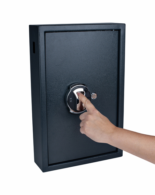 Key cabinet Pavo high security with fingerprint lock 50 hooks 550x400x100mm