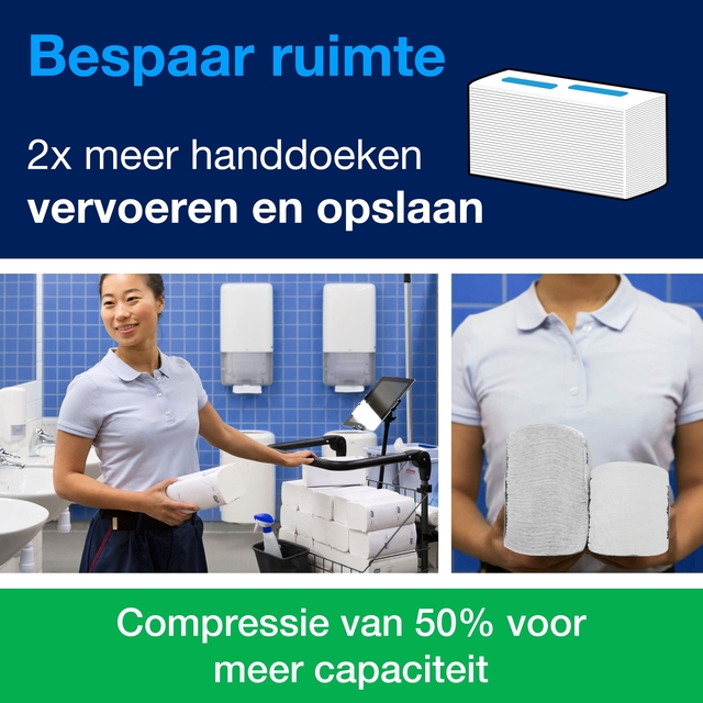 Towel Tork PeakServe Continuous H5 universal compressed white 100585