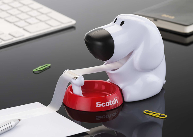 Tape dispenser Scotch C31 dog + 1 roll 19mmx7.5m