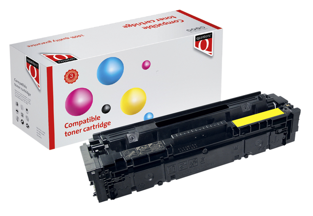Toner cartridge Quantore alternative for HP CF542A 203A yellow