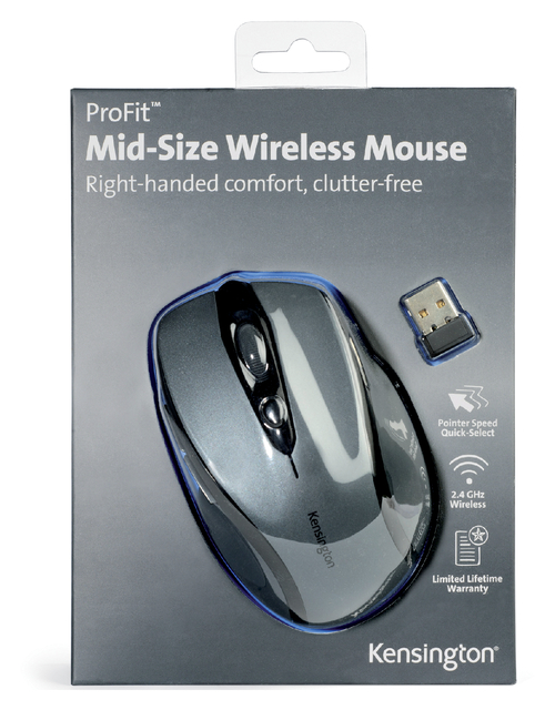 Mouse Kensington Pro Fit wireless grey