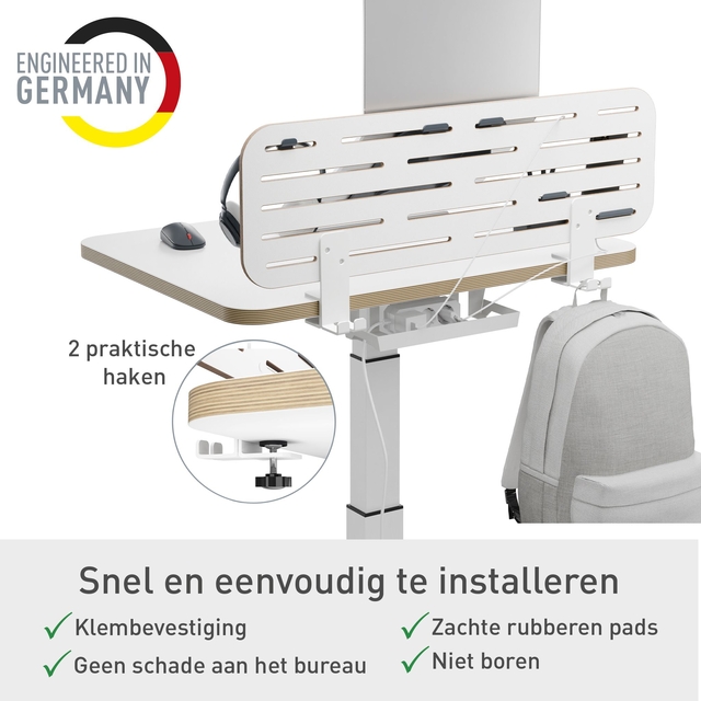 Desk hanging board Leitz Ergo with laptop holder
