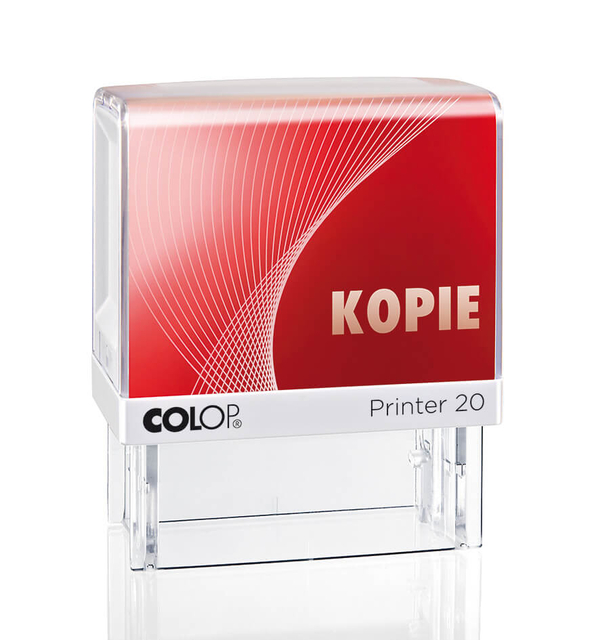 COLOP Printer 20 commercial text in RED
