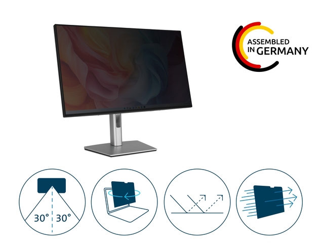 Privacyfilter Kensington High Clarity voor 23.8'' monitors 16:9