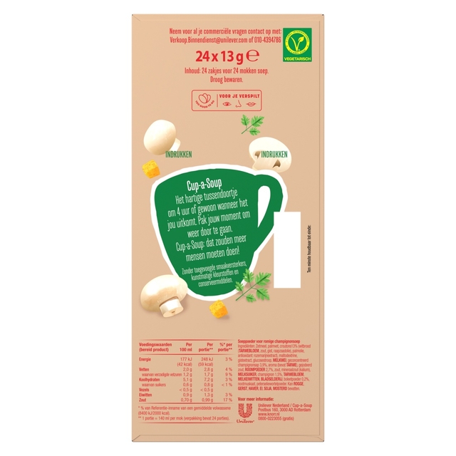 Cup-a-Soup Knorr champignon crème 24x140m