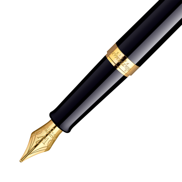 Vulpen Waterman Hémisphère black lacquer GT medi