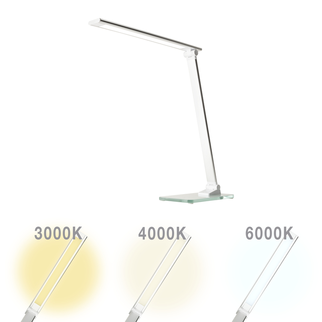 Bureaulamp Unilux Popy led wit