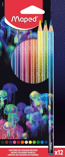 Kleurpotlood Maped Deepsea Paradise set à 12 kleure