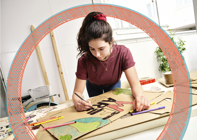 Viltstift  STABILO Pen 68/20 ColorParade in antraciet/roze etui medium assorti etui  à 20 stuk
