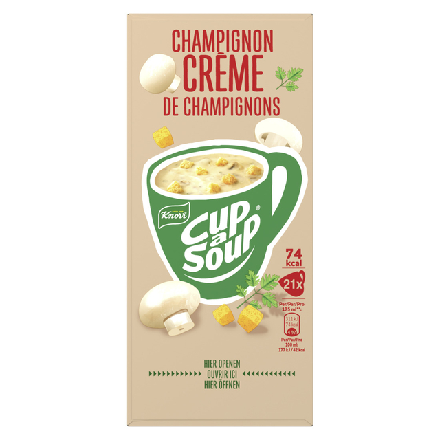 Cup-a-Soup Knorr champignon crème 21x175m