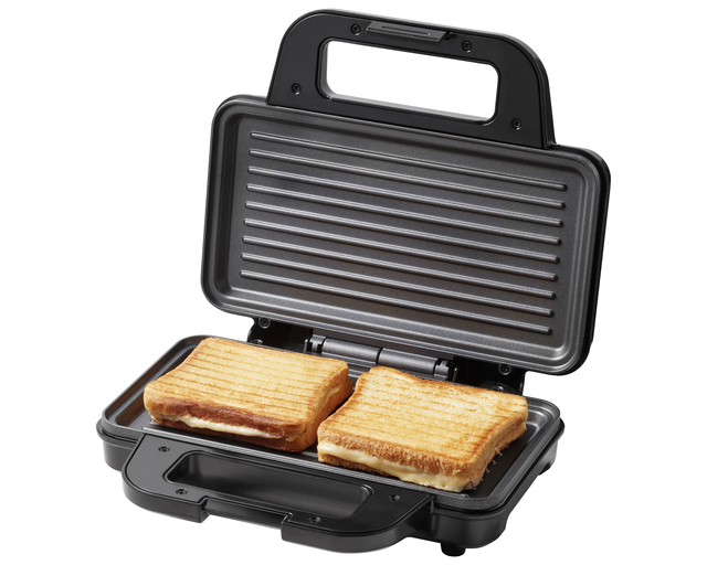 Panini grill Tomado zwart/RVS