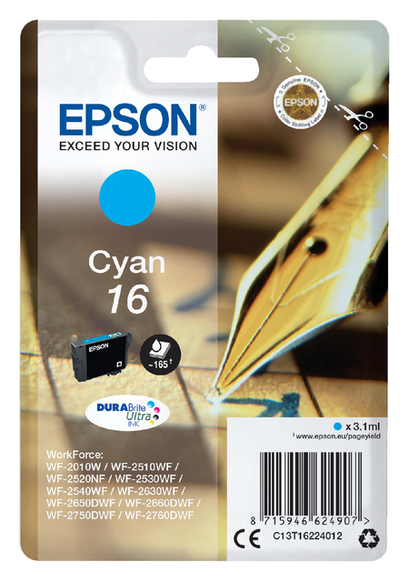 EPSON 16 ink cartridge cyan