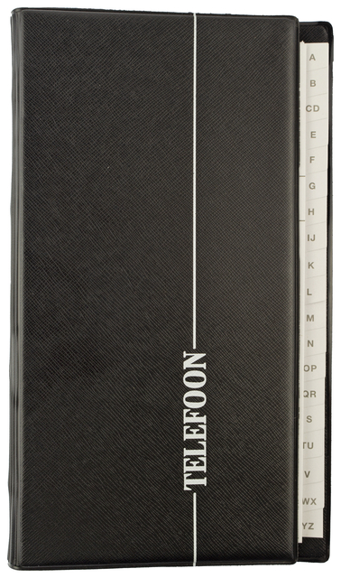 Registry for telephonenumbers Kangaro A-Z 4-rings black