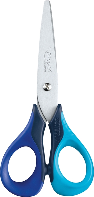 KIDS SCISSORS MAPED 130MM SENSOFT ASS