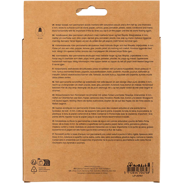 Multistift Creativ Company 4mm set à 12 kleure