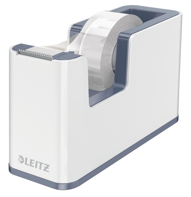 Plakbandhouder Leitz WOW wit/grijs