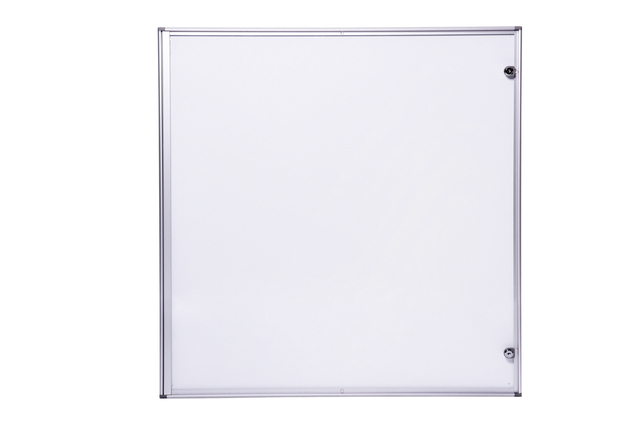 Binnenvitrine wand MAULextraslim whiteboard 12xA4 met slot