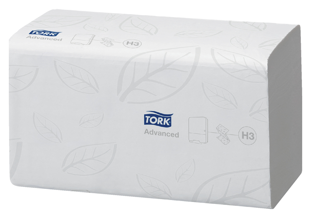 Towel Tork H3 Advanced Z-folded 2-ply white 290163