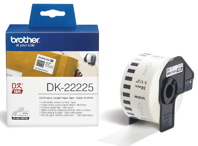 Label Brother DK-22225 continuous 38mm 1 roll of 30m white