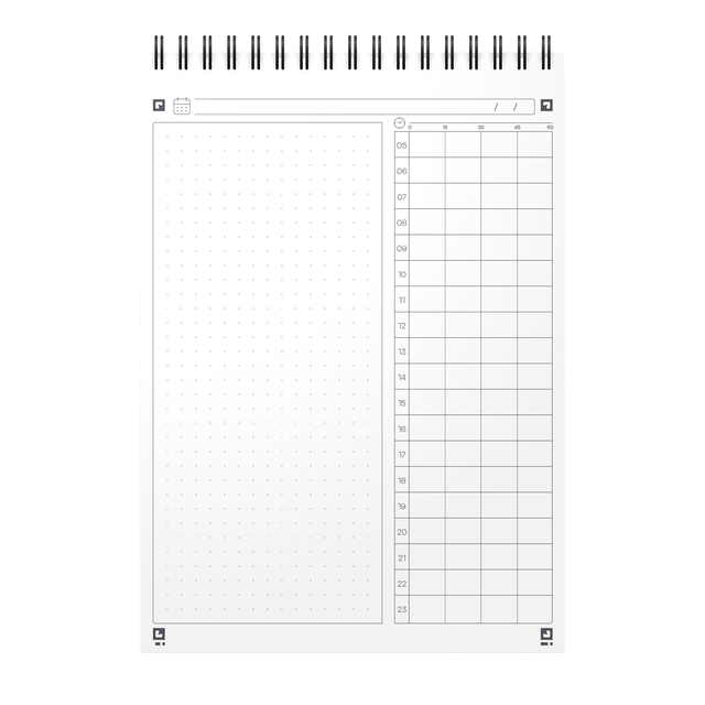 Task Manager Oxford dagplanner A5 70 vel blauw