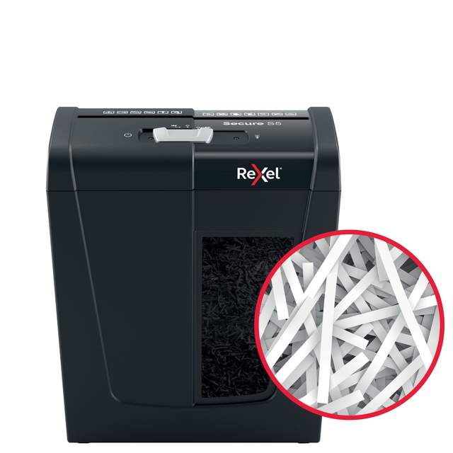 Papiervernietiger Rexel Secure S5 stroken 6mm