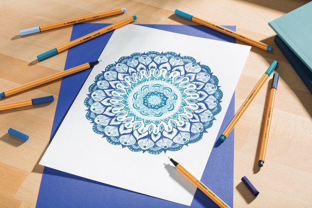 Fineliner STABILO point 88/65 fijn amber