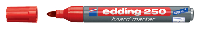 edding 250 whiteboard marker red