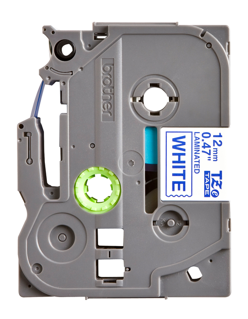 Labeltape Brother P-touch TZe-233 standaard 12mm blauw op wit