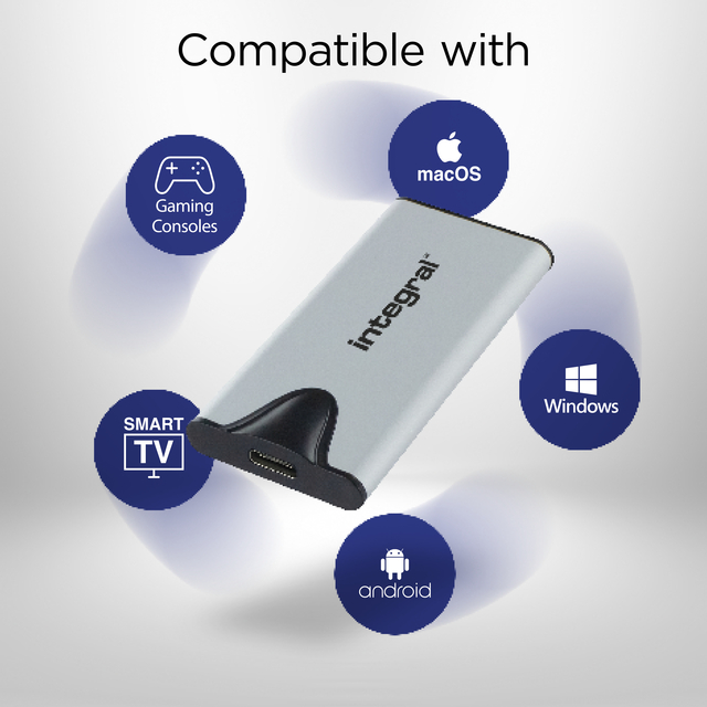 SSD Integral SlimXpress Portable USB-C 500GB