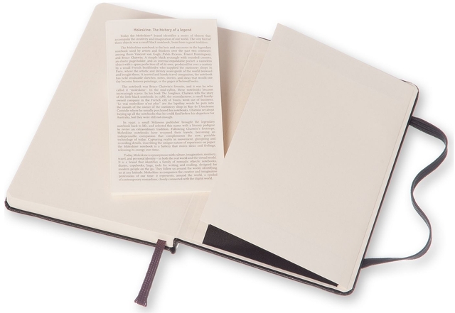 Notitieboek Moleskine pocket 90x140mm dots hard cover zwart