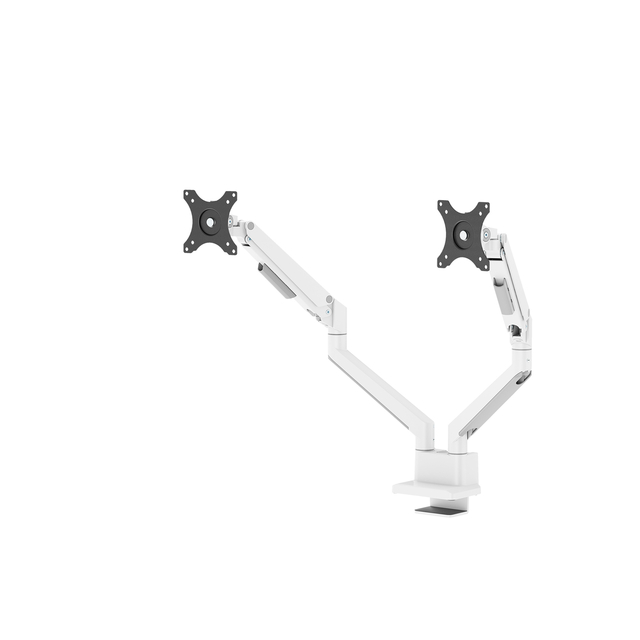 Monitorarm Neomounts NEXT Slim 2 schermen 32 inch wit