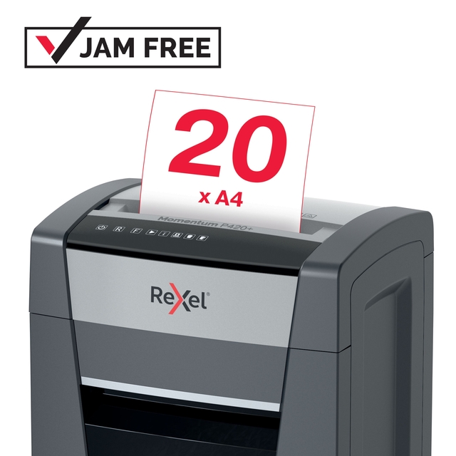 Papiervernietiger Rexel Momentum P420+ snippers 4x35mm