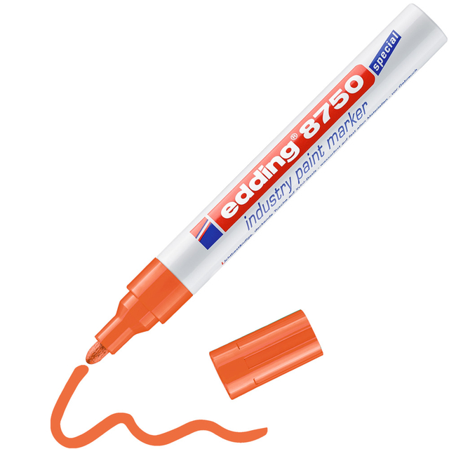 Paint marker edding 8750 industry orange