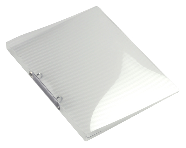 Ring binder HF2 translucent 2R/16 mm, white