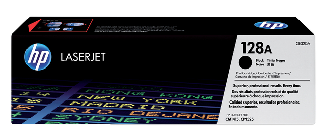 HP 128A Black LaserJet Toner Cartridge