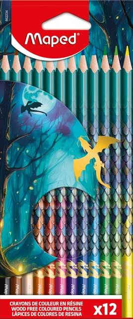 Kleurpotlood Maped Dragon set à 12 kleure